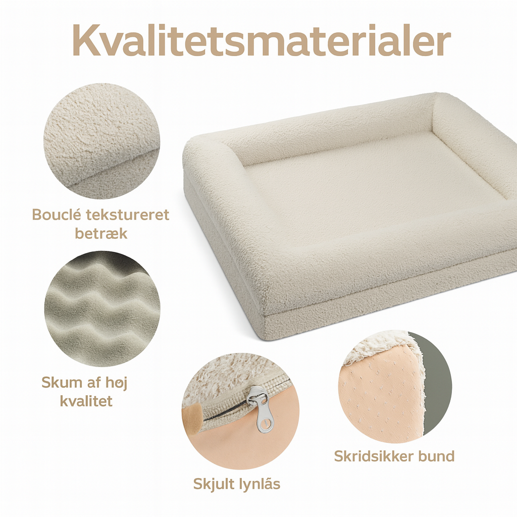 Premium Bouclé Kæledyrsseng